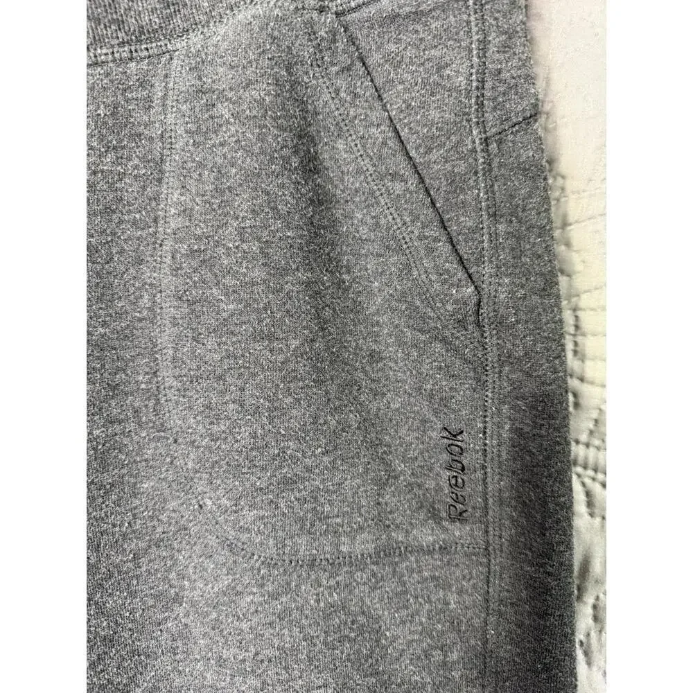 Reebok‎ Pants Women’s Sz L/G Cotton& Polyester Dark Grey